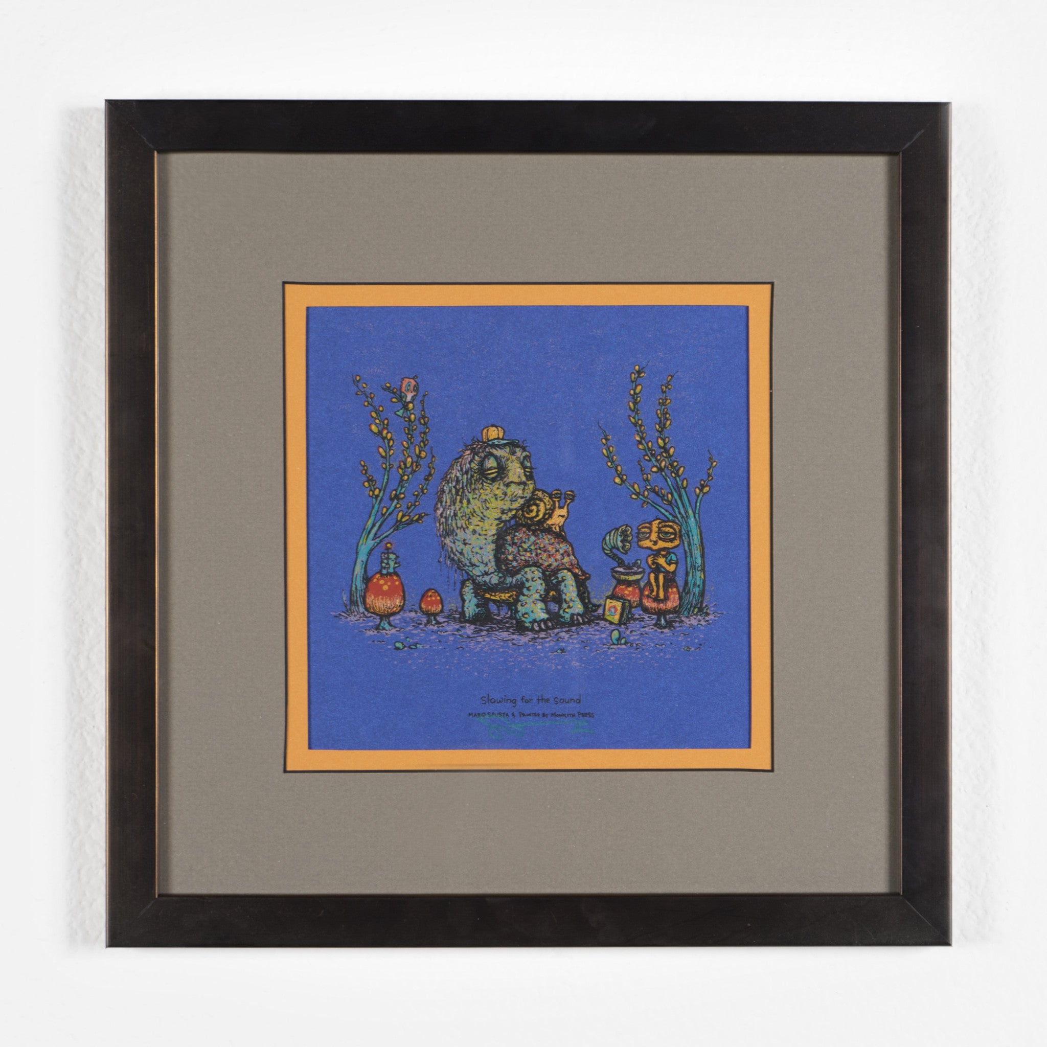 Marq Spusta - "Slowing for the Sound" (Blue Variant) - Spoke Art