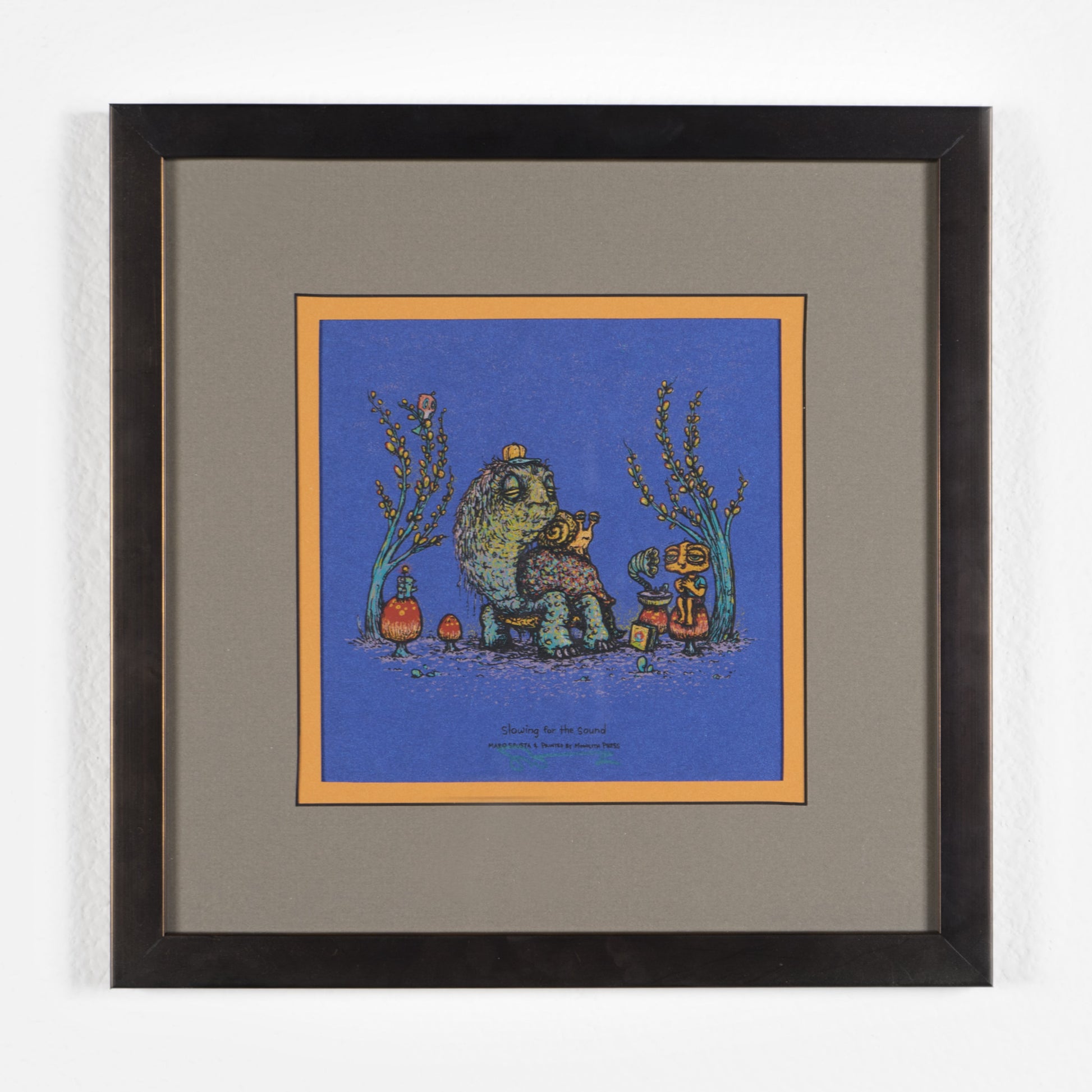 Marq Spusta - "Slowing for the Sound" (Blue Variant) - Spoke Art