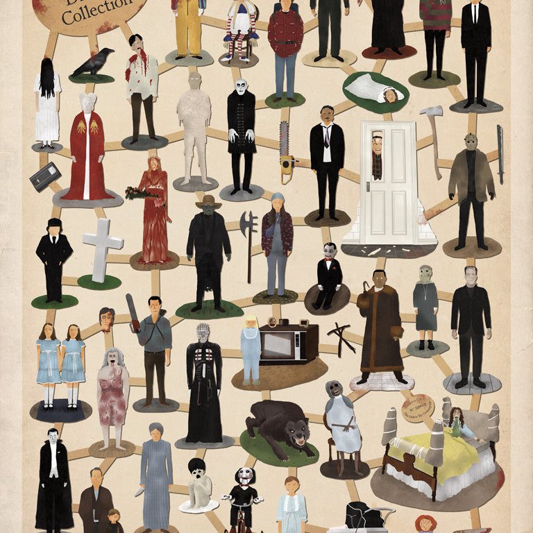 Max Dalton - "Horror Die Cut Collection" - Spoke Art