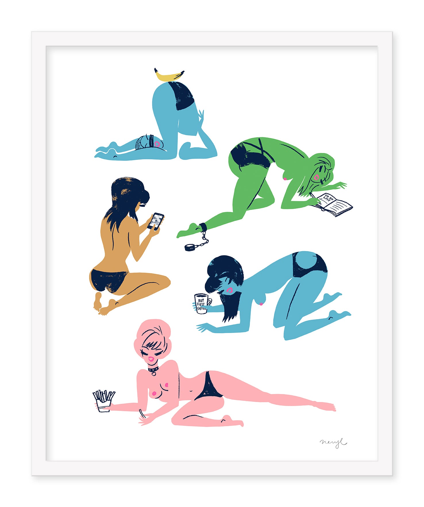 Neryl Walker - "#balance" Print - Spoke Art