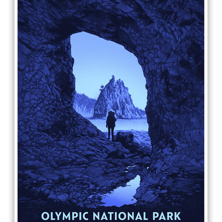 Daniel Danger - "Olympic National Park" - Spoke Art