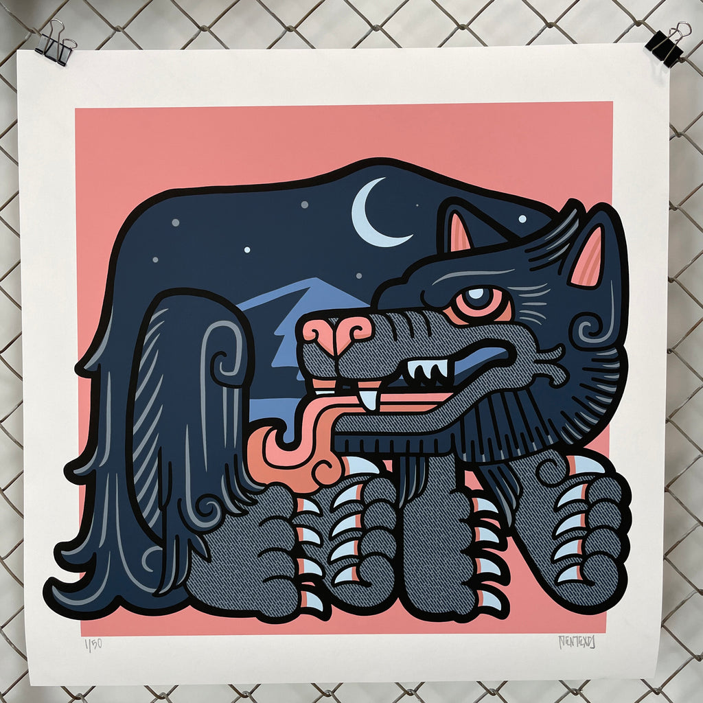 "Wolf" Print by Pemex - Spoke Art