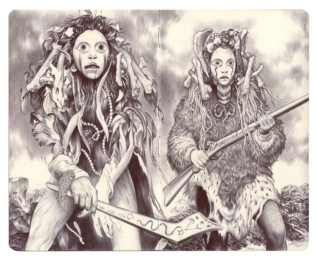 Reinier Gamboa - "Two Survivors on Turtle Island" - Spoke Art