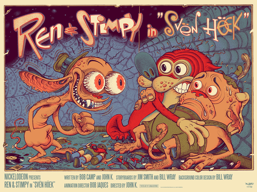 Florian Bertmer - Ren & Stimpy "Sven Höek" - Spoke Art