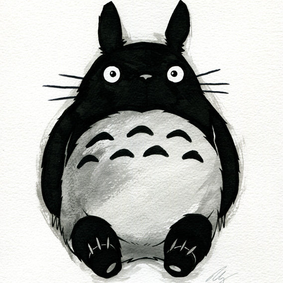 Rhys Cooper - "Totoro Black" - Spoke Art