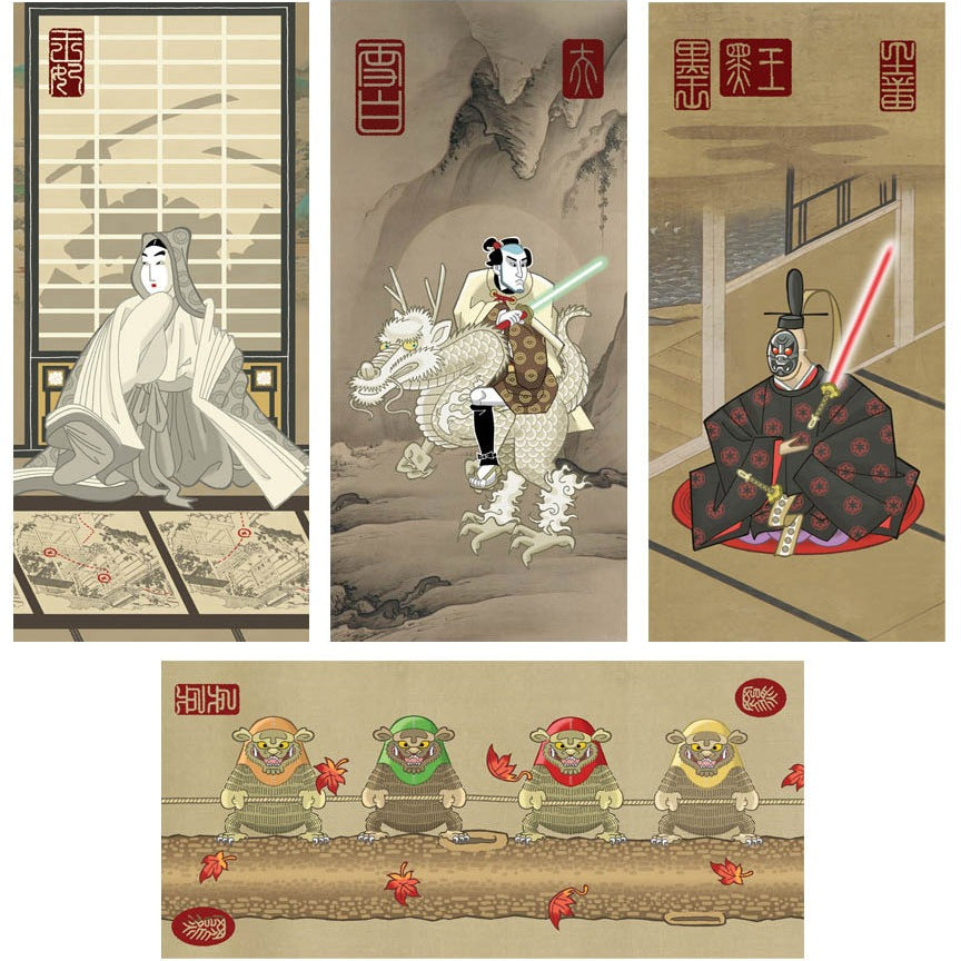 Ninja Star: Wars - Matching number set - Spoke Art