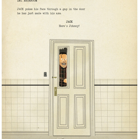 Max Dalton - "Here's Johnny!" - Spoke Art