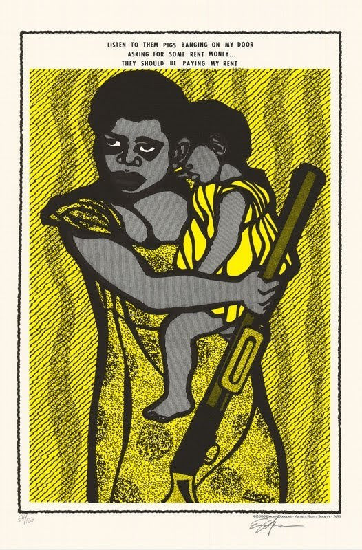 Emory Douglas - "They Should Be Paying My Rent" - Spoke Art