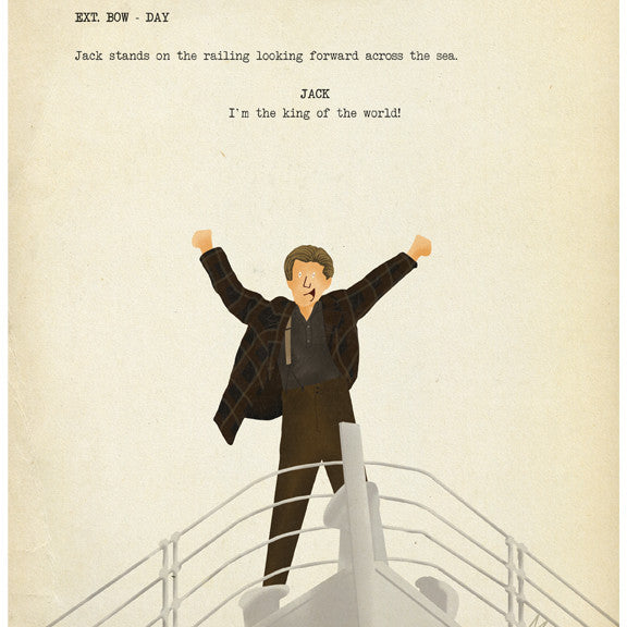 Max Dalton - "I'm the King of the World!" - Spoke Art