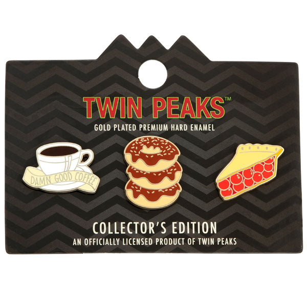 Twin Peaks: Collector Set of 3 Enamel Pins - Spoke Art