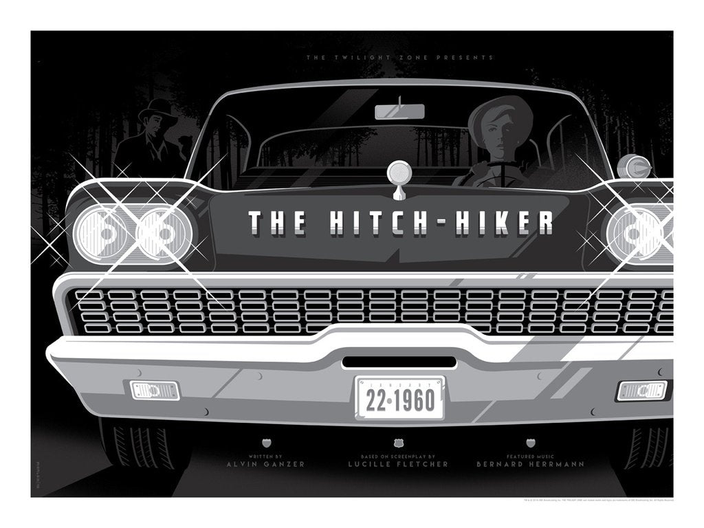 Tom Whalen - "The Hitchhiker" - The Twilight Zone - Spoke Art