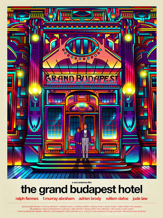Van Orton Design - "The Grand Budapest Hotel" - Spoke Art