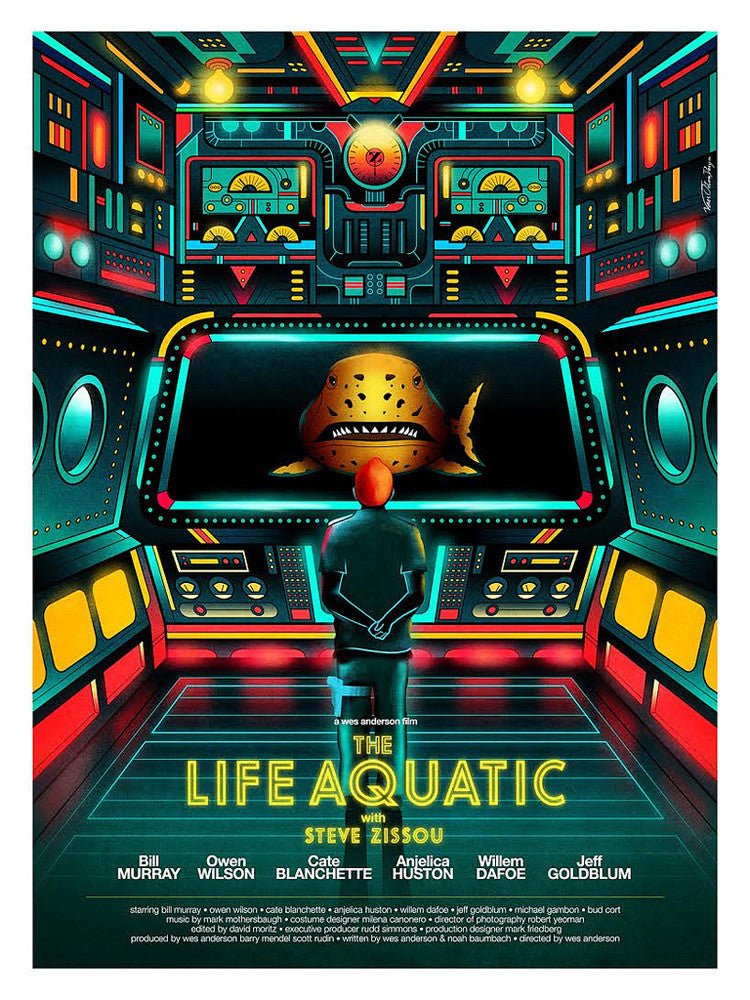 Van Orton Design - "The Life Aquatic with Steve Zissou" - Spoke Art