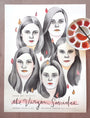 Monica Garwood - "The Virgin Suicides" - hand embellished print - Spoke Art