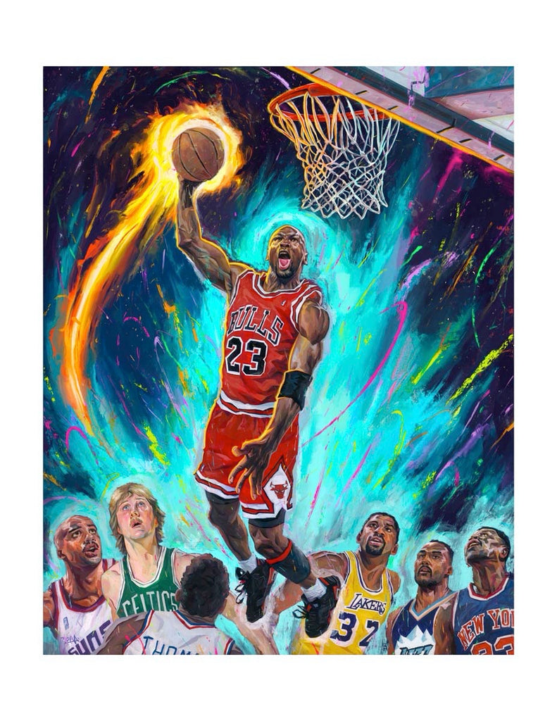 Rich Pellegrino's Michael Jordan art print