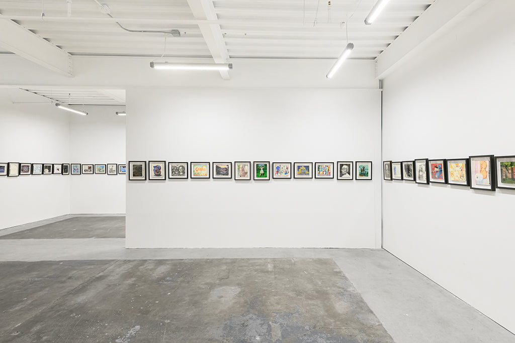 Installation view of The Moleskine Project XII at Spoke Art San Francisco