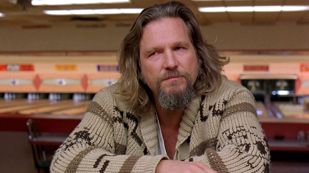 Jeff Bridges as the Big Lebowski
