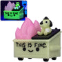 100% Soft - "Dumpster Fire - This is Fine (Glow-in-the-Dark)" Vinyl Figure - Spoke Art