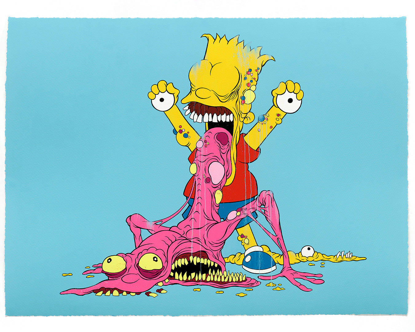 Alex Pardee - "No-Longer Bart" print - Spoke Art