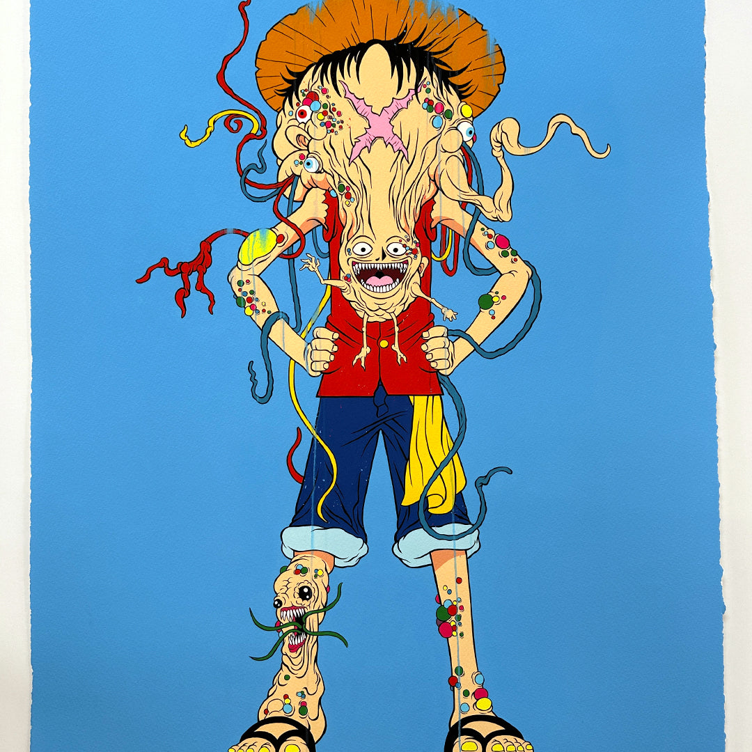 Alex Pardee - "No-Longer Luffy" print - Spoke Art