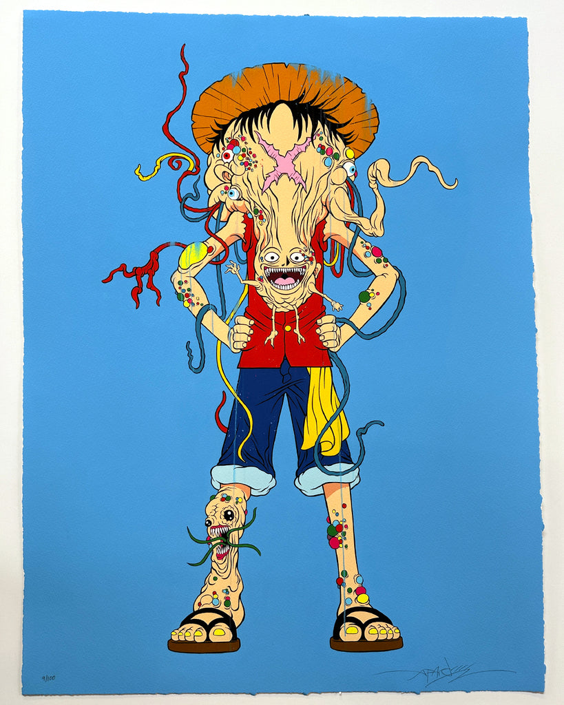 Alex Pardee - "No-Longer Luffy" print - Spoke Art