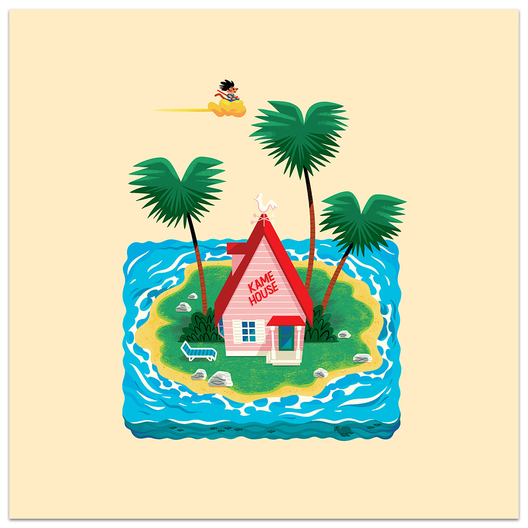 Andrew Kolb - "Teeny Tiny Island" print - Spoke Art