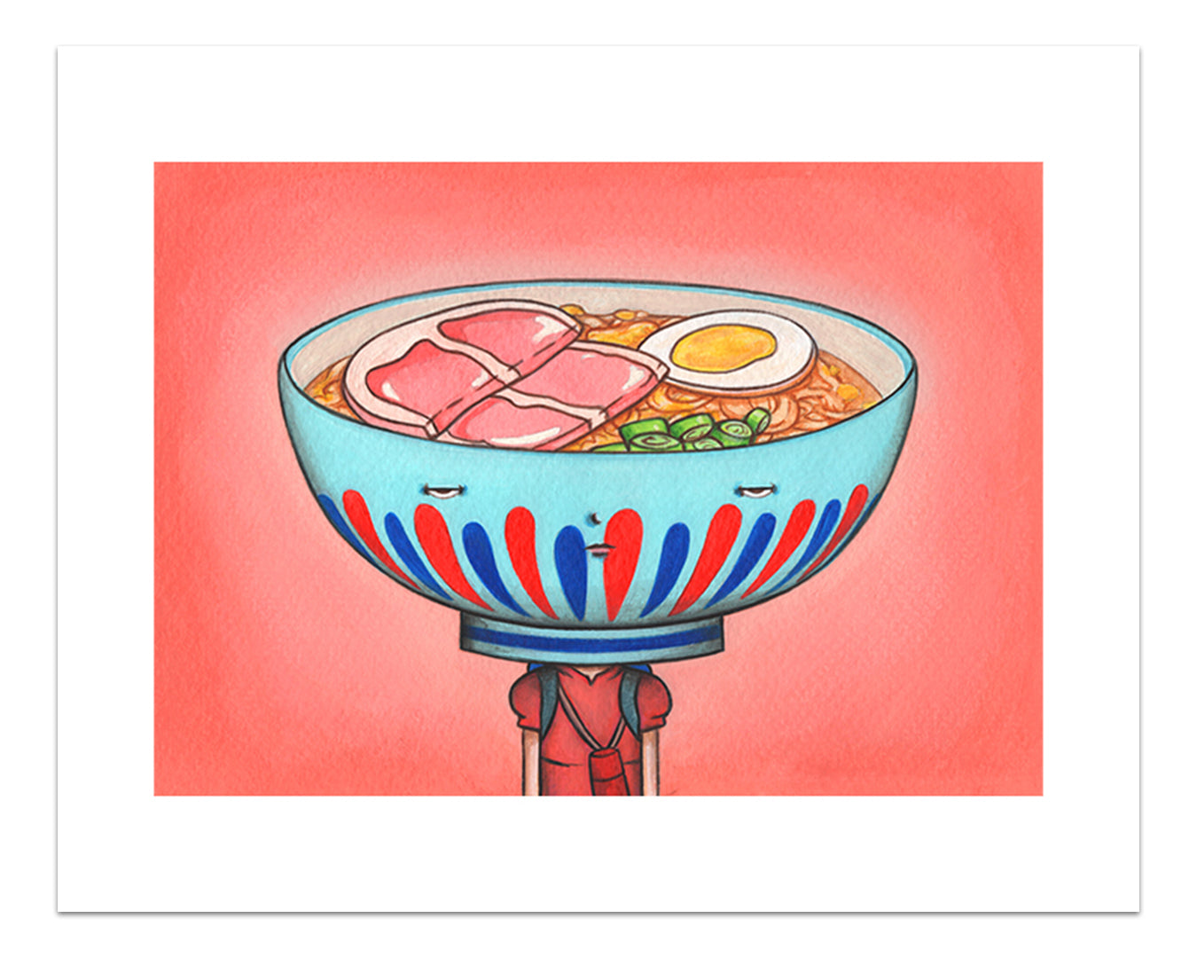 Anna Tillett - "Ponyo's Ramen" print - Spoke Art