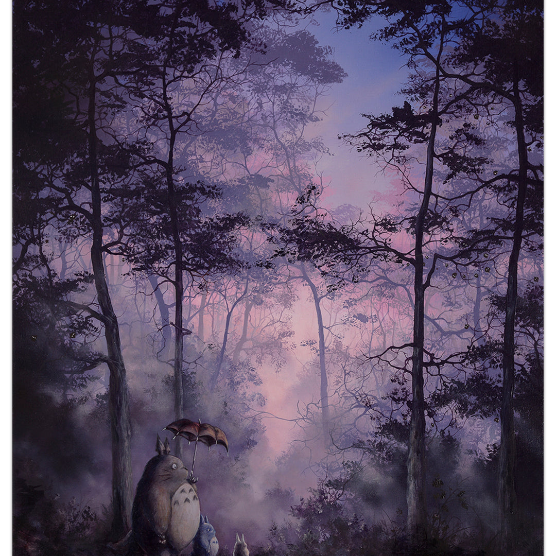 Brian Mashburn  - "Woodland with Spirits" print - Spoke Art