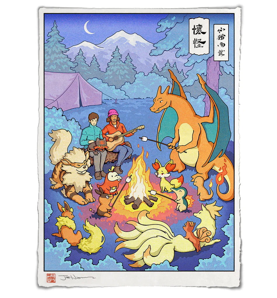 Jed Henry - "Campfire Stories" print - Spoke Art