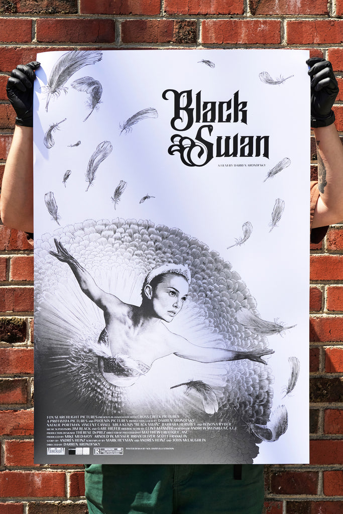 Neil Davies - "Black Swan" print - Spoke Art