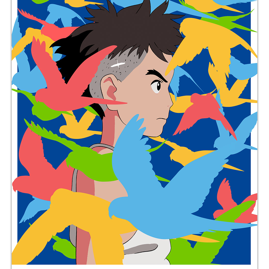 Fabiocs - "The Boy and The Heron" print