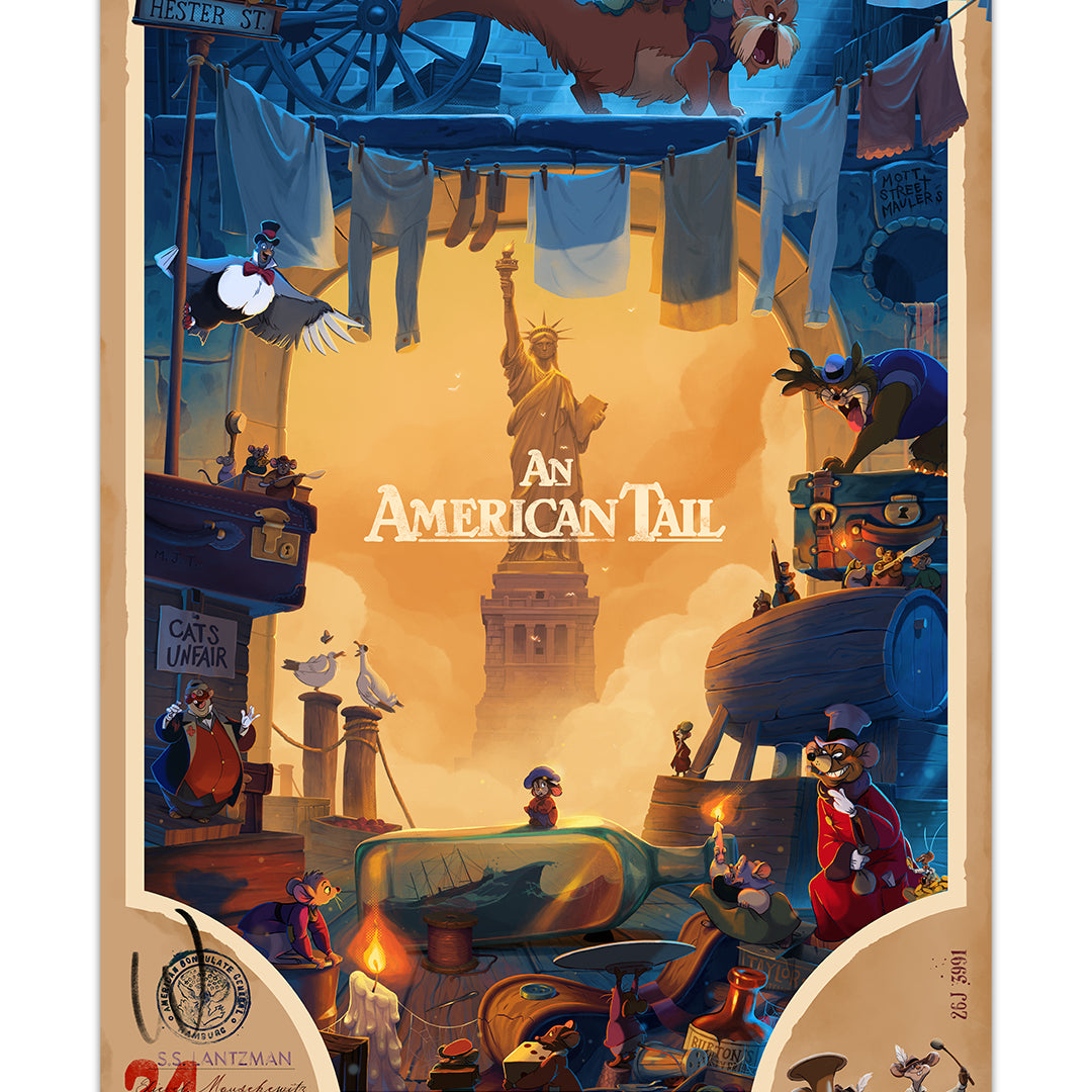 Izzy Burton - "An American Tail" prints