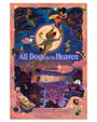 Print by Izzy Burton of the film All Dogs Go To Heaven