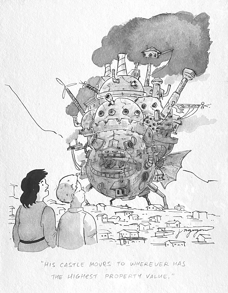 Jeremy Nguyen - "The Moving Castle" - Spoke Art