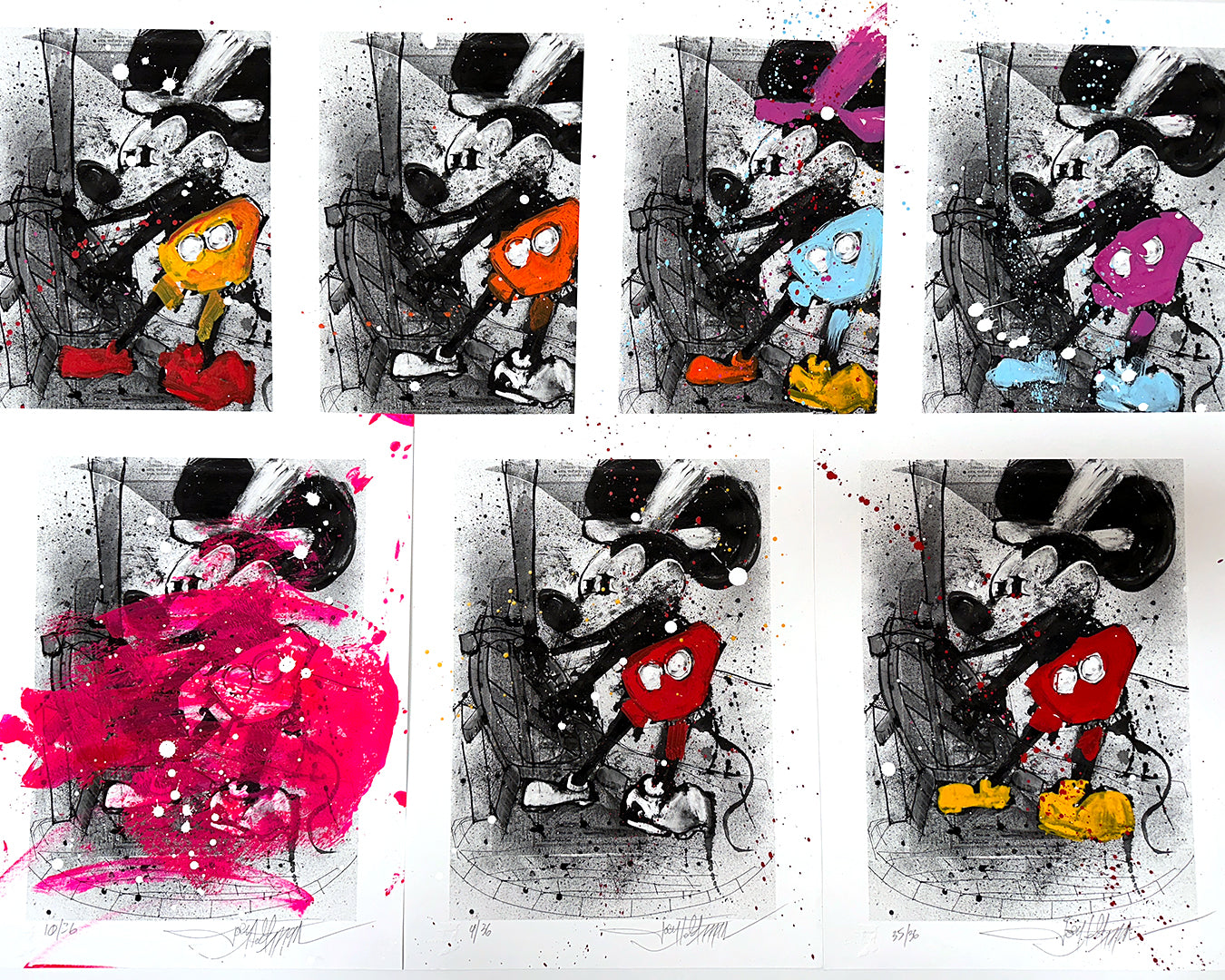 Joey Feldman - "Steamboat Willie Wonder On 24" Regular HPM prints - Spoke Art