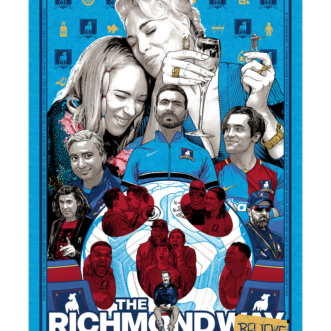 Joshua Budich - "The Richmond Way (Farewell, Ted Lasso)" print - Spoke Art