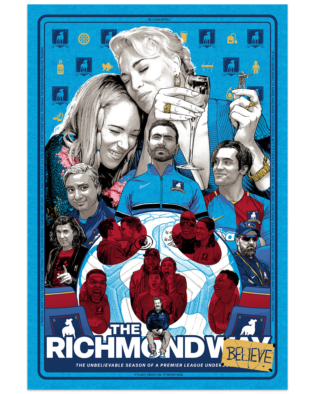 Joshua Budich - "The Richmond Way (Farewell, Ted Lasso)" print - Spoke Art