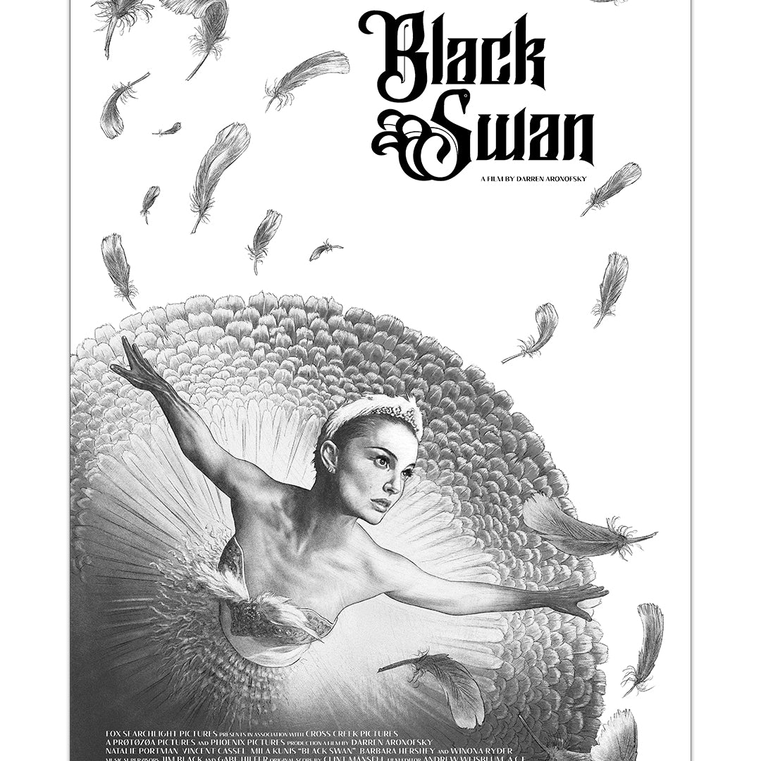 Neil Davies - "Black Swan" print - Spoke Art