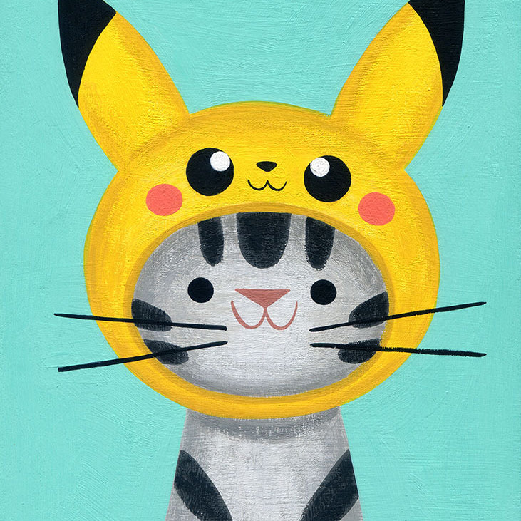 Nellie Le - "Pikachu Cat" - Spoke Art