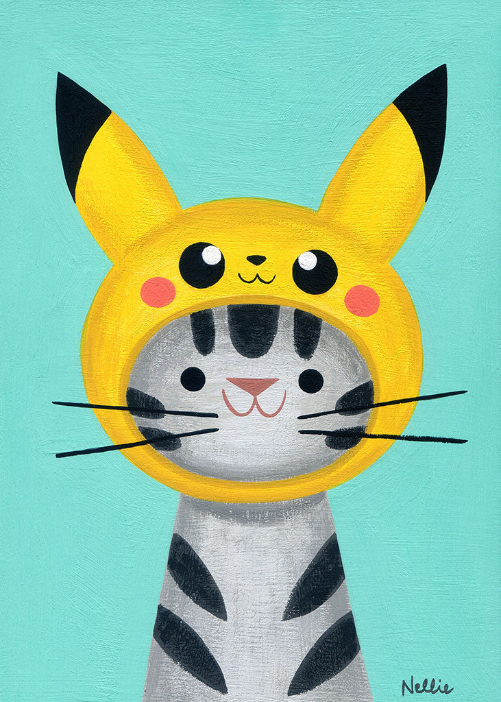 Nellie Le - "Pikachu Cat" - Spoke Art