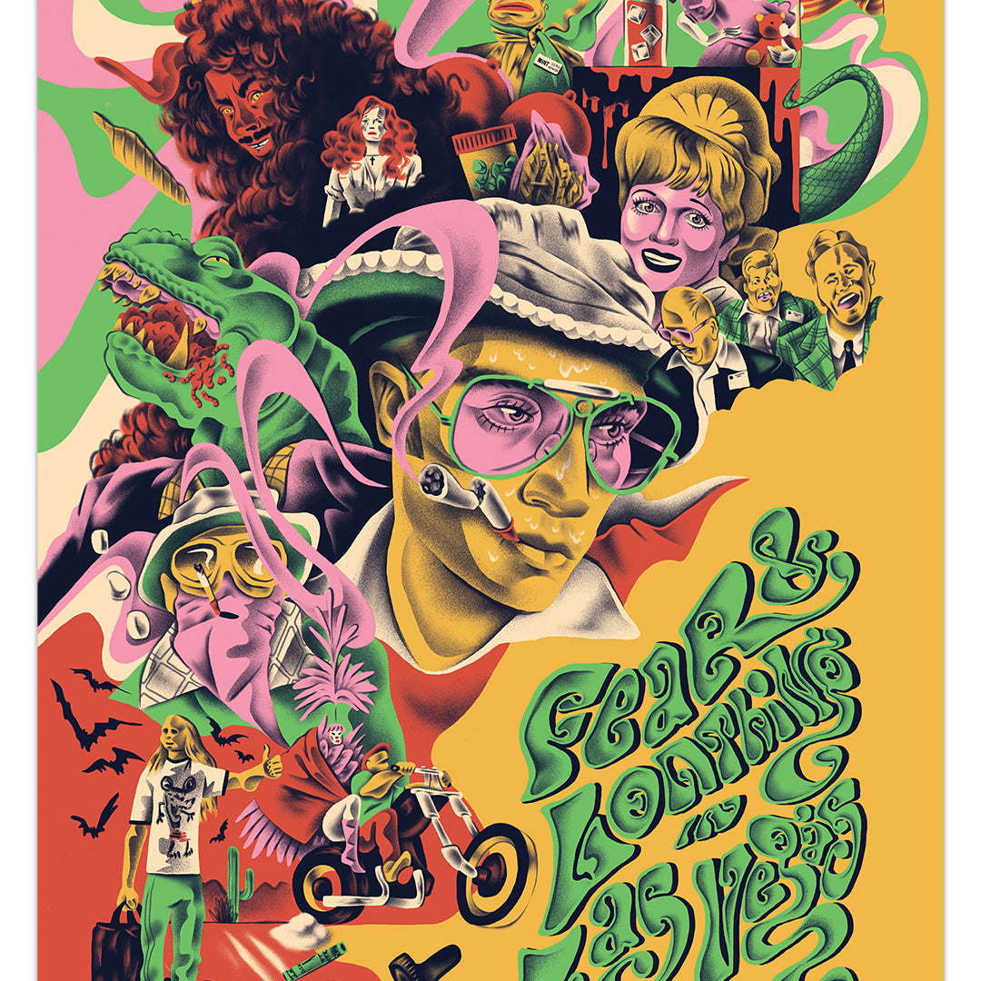 Ricardo Diseño - "Fear and Loathing in Las Vegas" print - Spoke Art