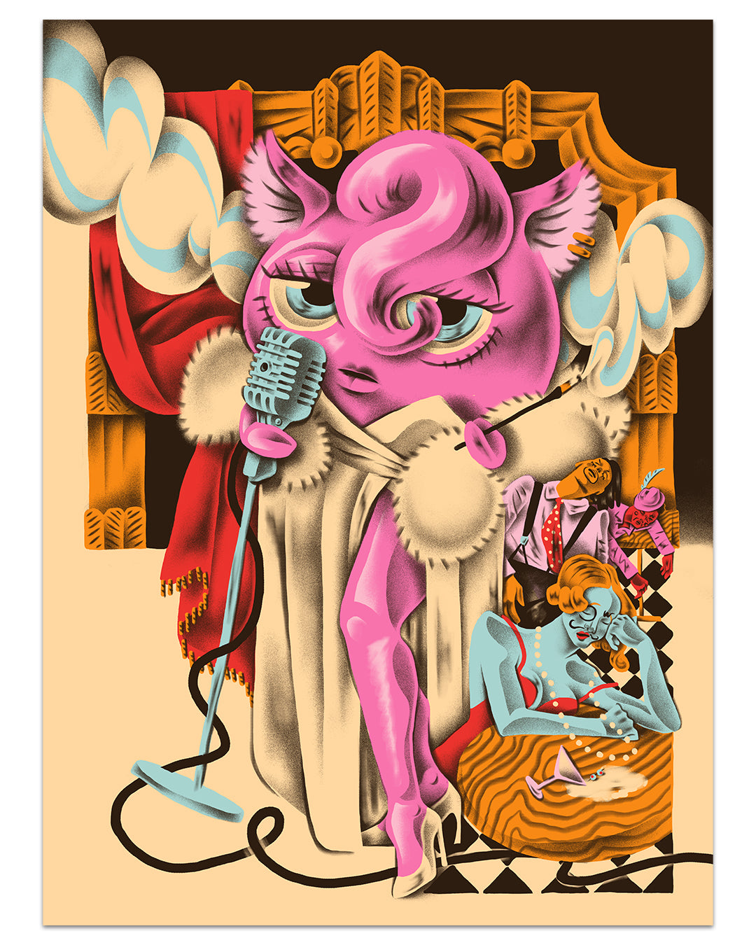 Ricardo Diseño  - "Jiggly-Puff" print - Spoke Art