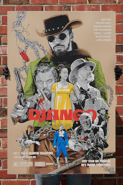 Joshua Budich - "Django Unchained" print - Spoke Art