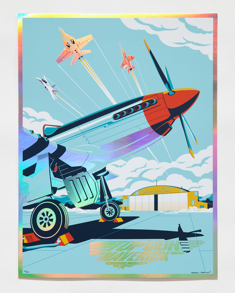 Steve Thomas - "Mustang Maverick" print - Spoke Art