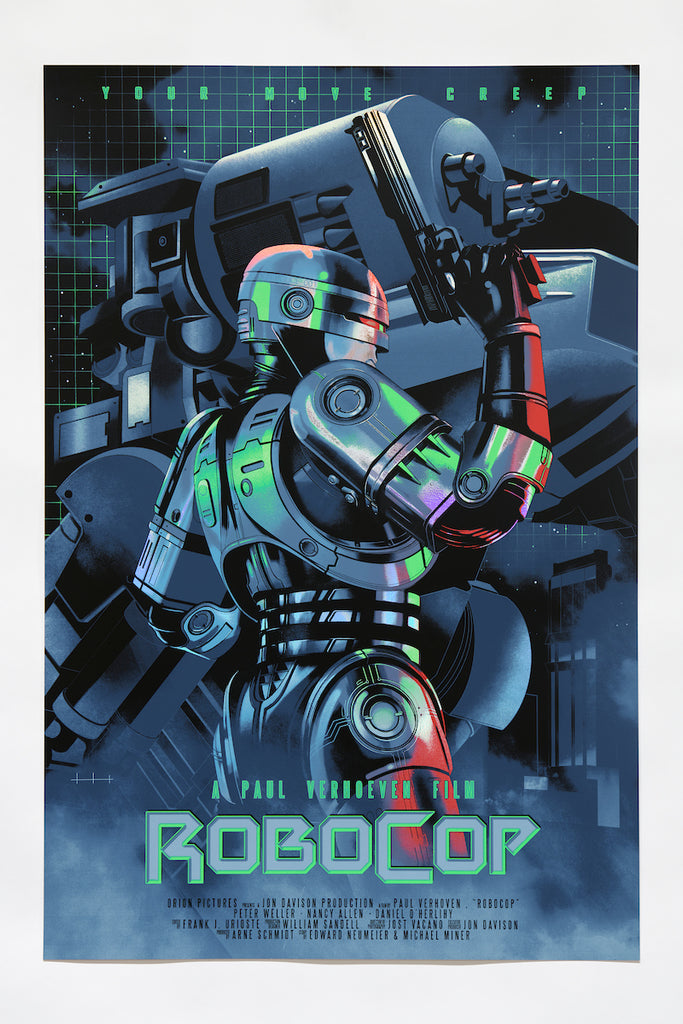 Jonathan Bartlett - "Robocop" print - Spoke Art