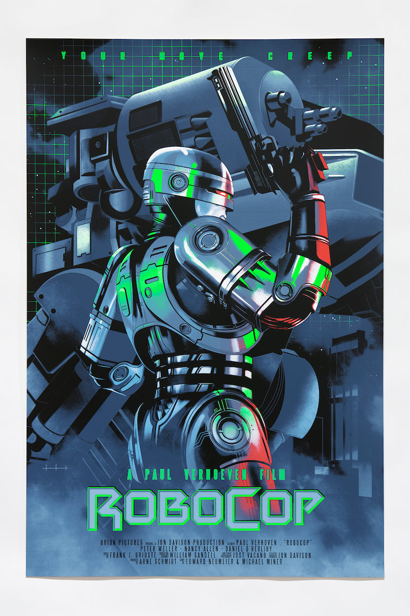 Jonathan Bartlett - "Robocop" print - Spoke Art