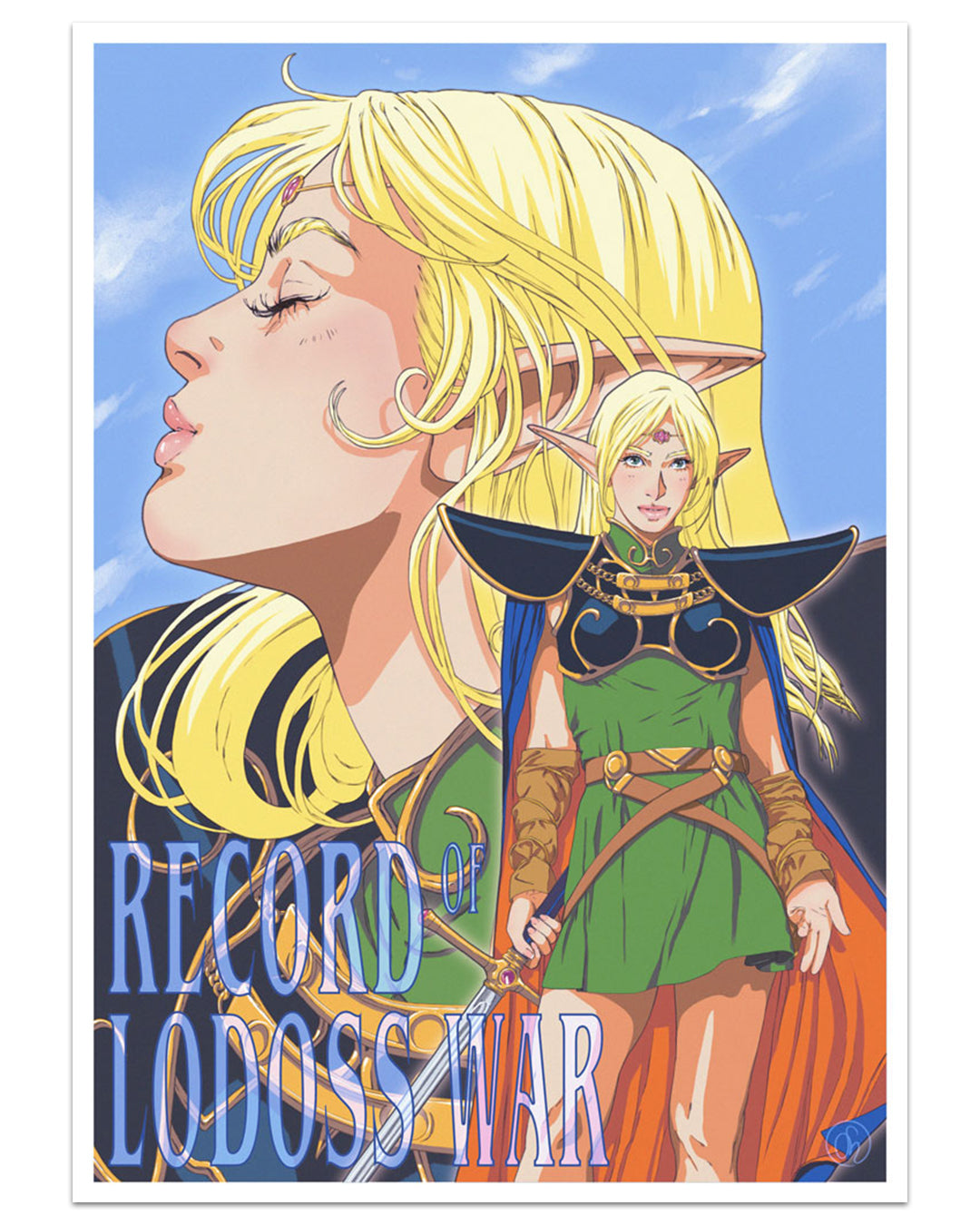 Sarah Maxwell - "Records of Lodoss War" print - Spoke Art