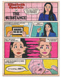 Elisabeth Sparkle in The Substance is a vintage comic strip by This Is Fun, Isnt It, presented as an archival pigment print. A woman seeks youth with a vial labeled Remember You Are One. Her face distorts, but she insists, Its still me!! despite her fate being sealed.