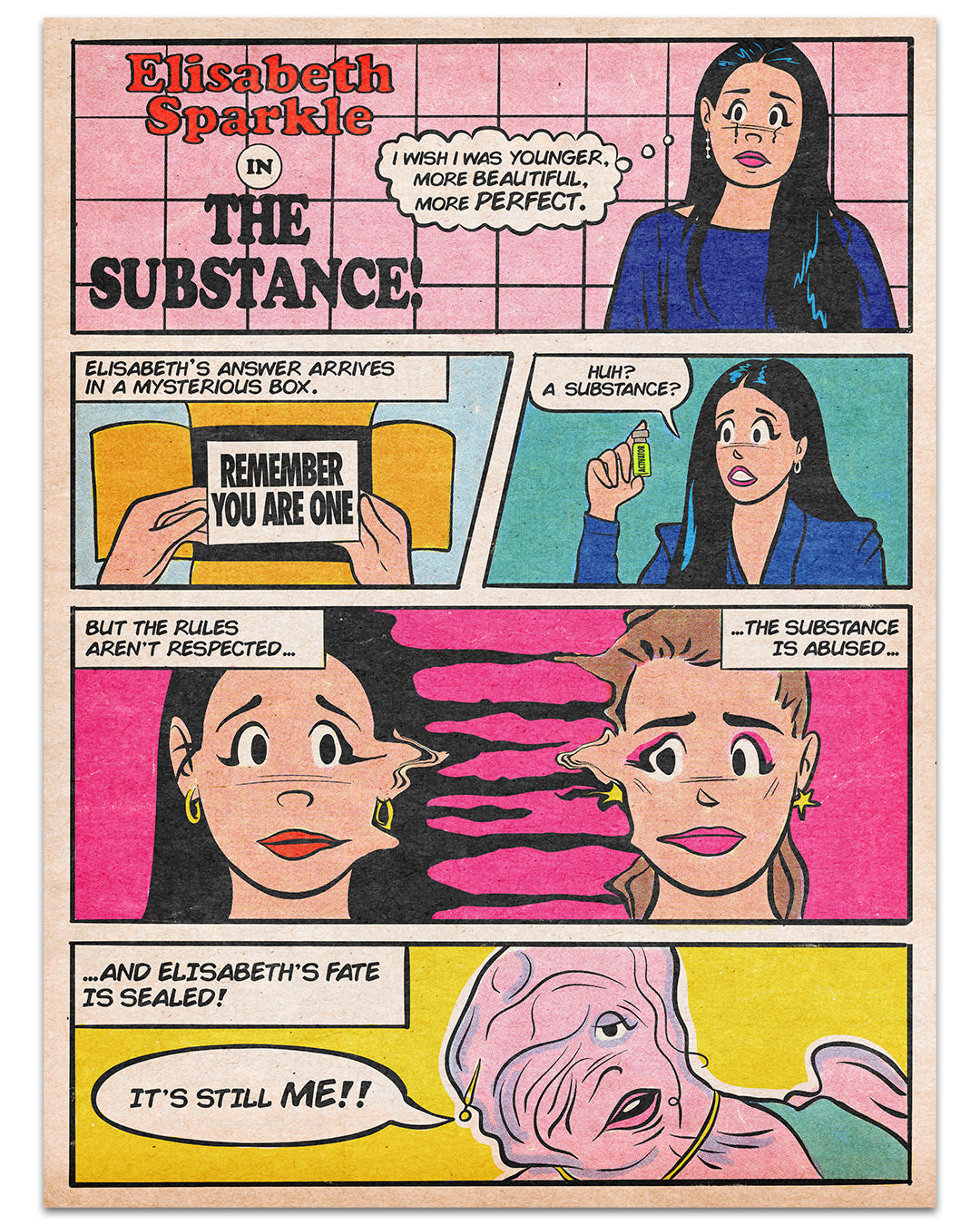 Sarah Sumeray (THIS IS FUN, ISN'T IT) - "The Substance Vintage Comic" print