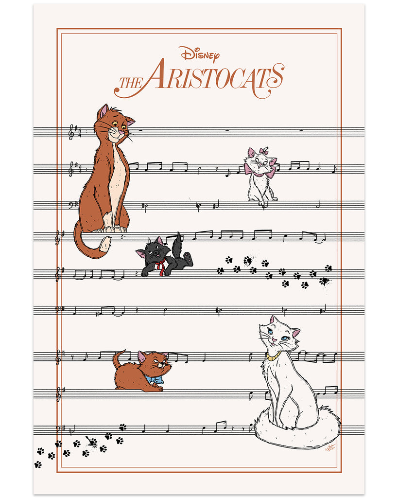 Simon Delart - "Aristocats" print - Spoke Art
